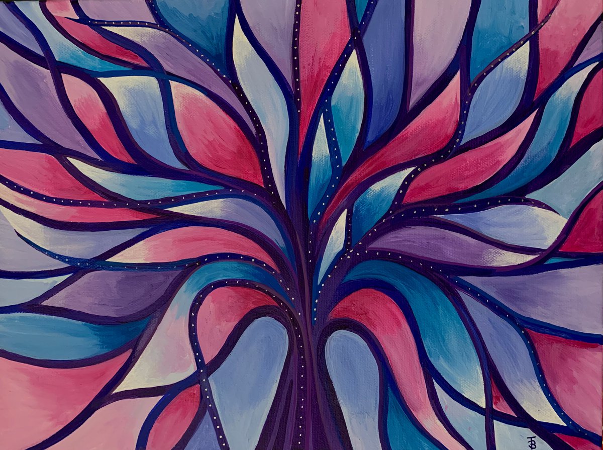 Purple Tree of Life by Tiffany Budd