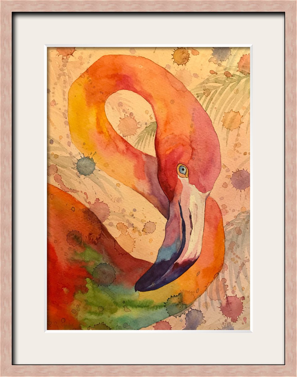 Flamingo by Andrii Roshkaniuk