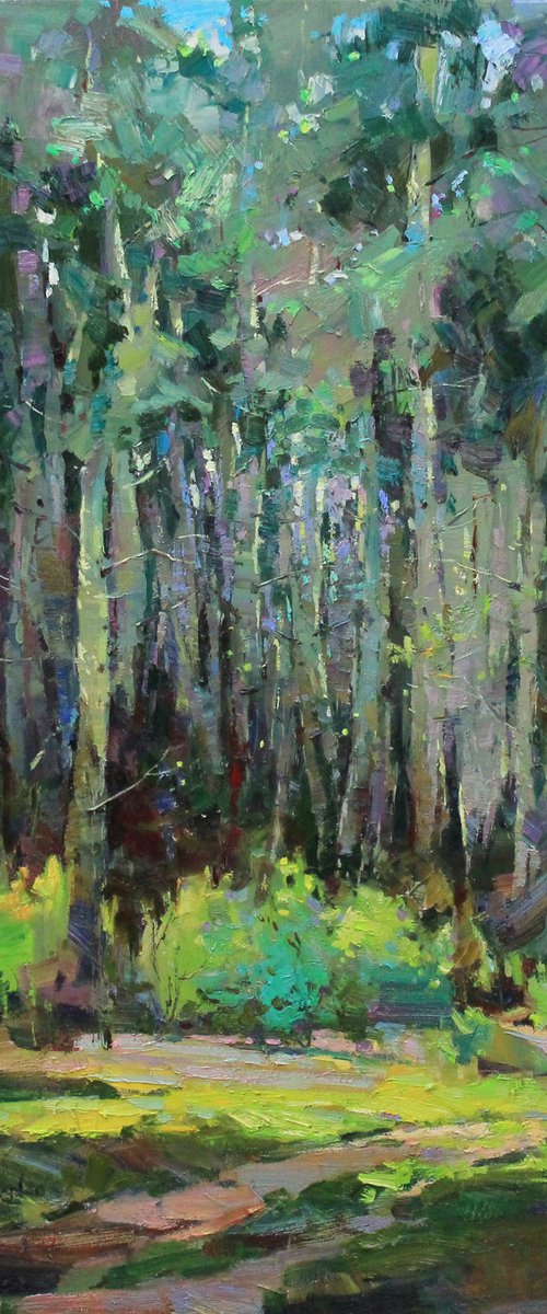 "Blue forest" by Alisa Onipchenko-Cherniakovska