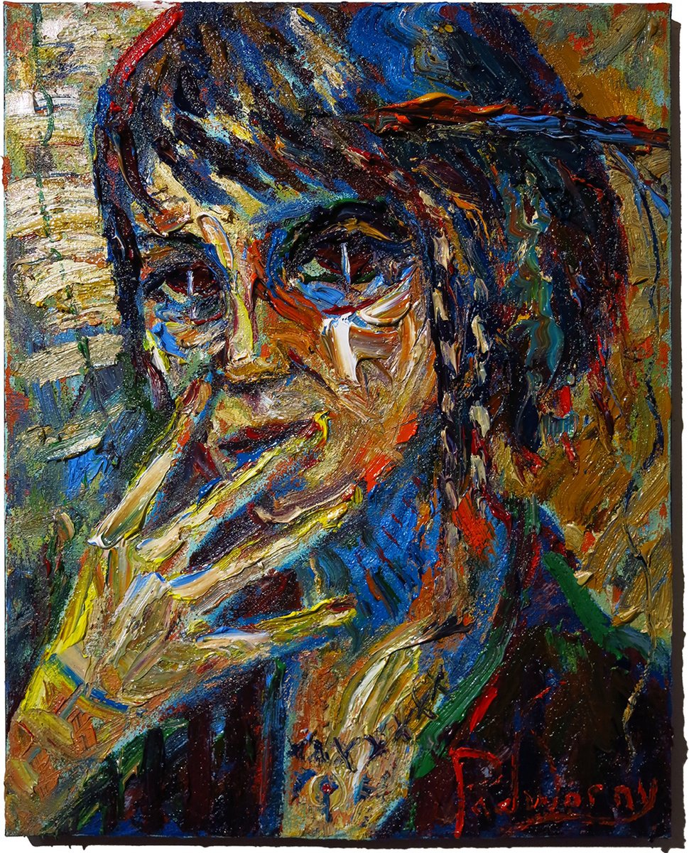 Expressive Oil Painting , M1188 By David Padworny, 16 X 20, Artwork For Sale On Artfinder