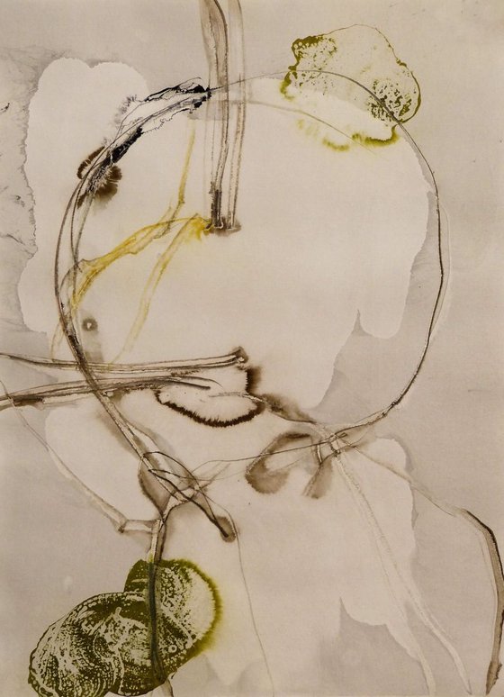 Tête (Head), Ink on Paper 29x42 cm