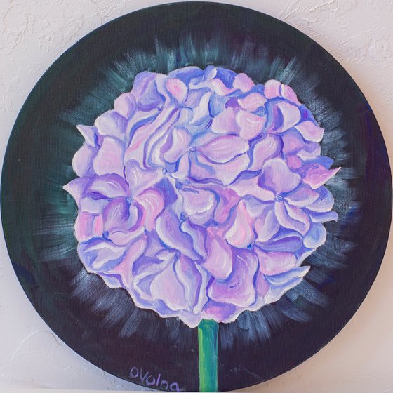 Diptych round flowers