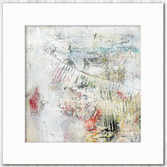 Connective Dance 16 - Highly Textured Abstract Collage Painting by Kathy Morton Stanion