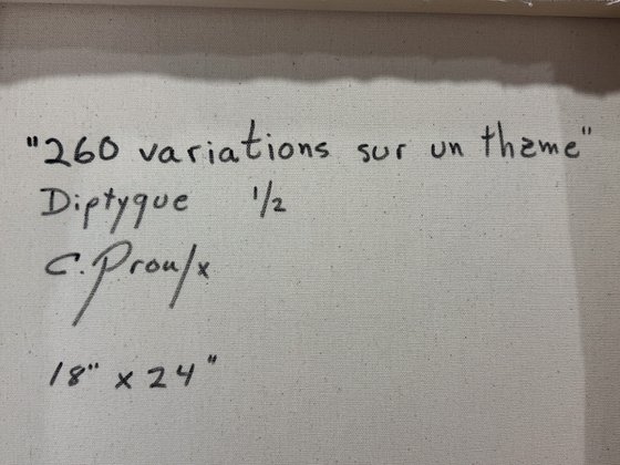 260 variations sur un thème
