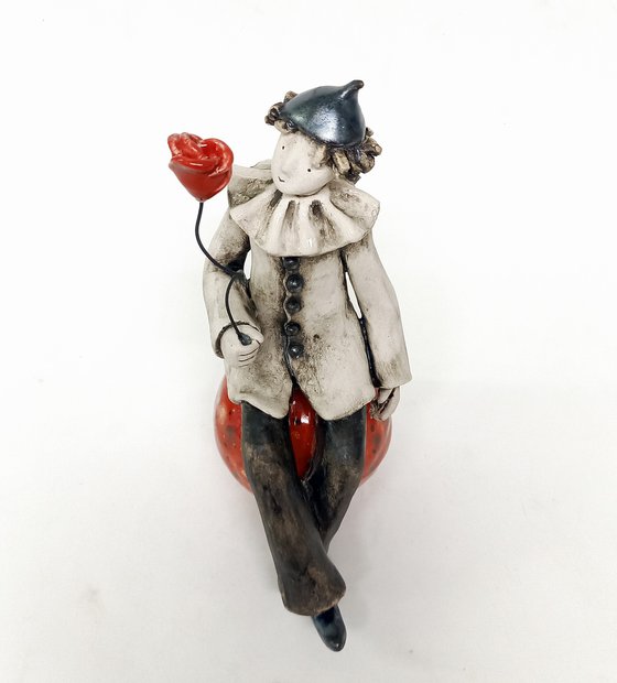 Pierrot and the Rose