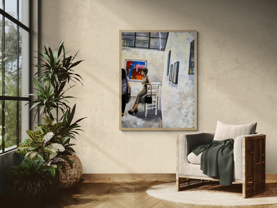 Waiting in the Gallery
