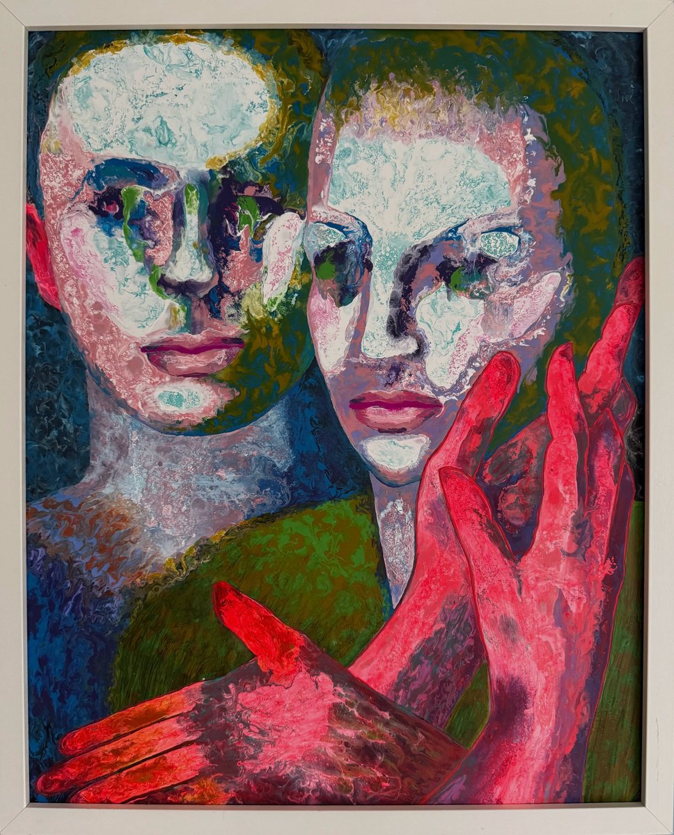 Painting , Shielding By Stefano Pallara, 17 X 21, Artwork For Sale On Artfinder