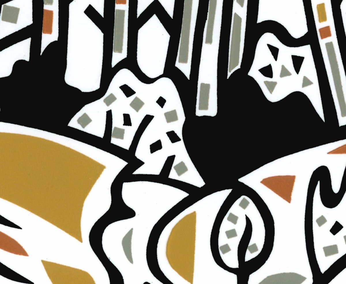 Graphic Landscape Print By Peter Long, 16 X 12", Rambling Path, Original Artwork