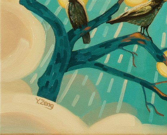 Gold ravens