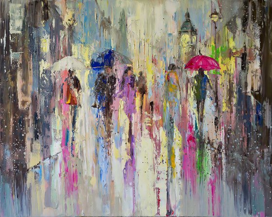 'London Rainy Street'