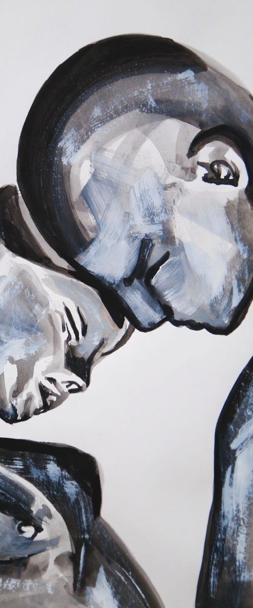 Couple / 49 x 34.5 cm by Alexandra Djokic
