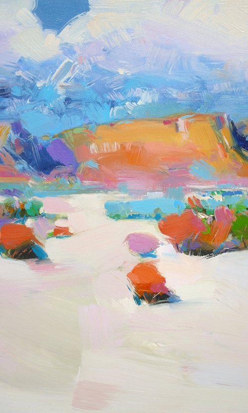 Sedona Desert, Original oil painting, Handmade artwork, One of a kind by Vahe Yeremyan
