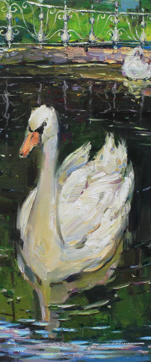 "Swans" by Alisa Onipchenko-Cherniakovska