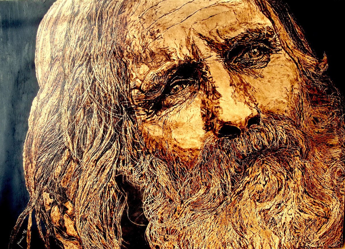Expressive Painting , Nostalgia By Milis Pyrography, 28 X 20, Artwork For Sale On Artfinder
