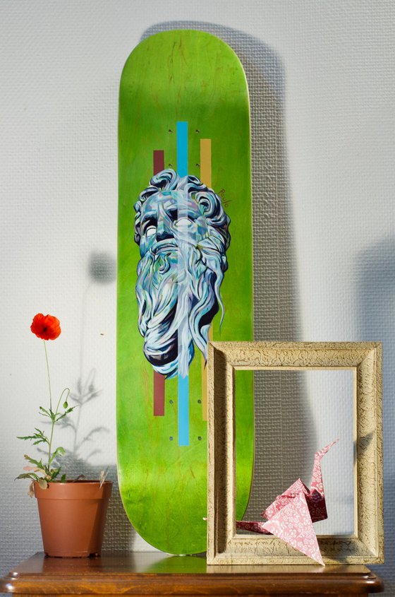 Montmartre cemetery skateboard