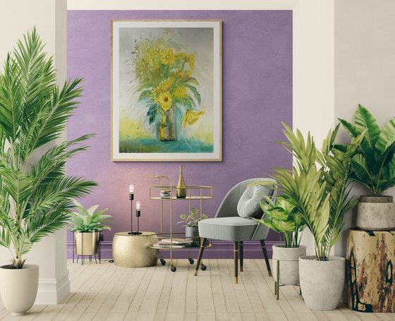 Spring Daffodils in a vase