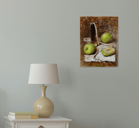 Retro Apple Still Life