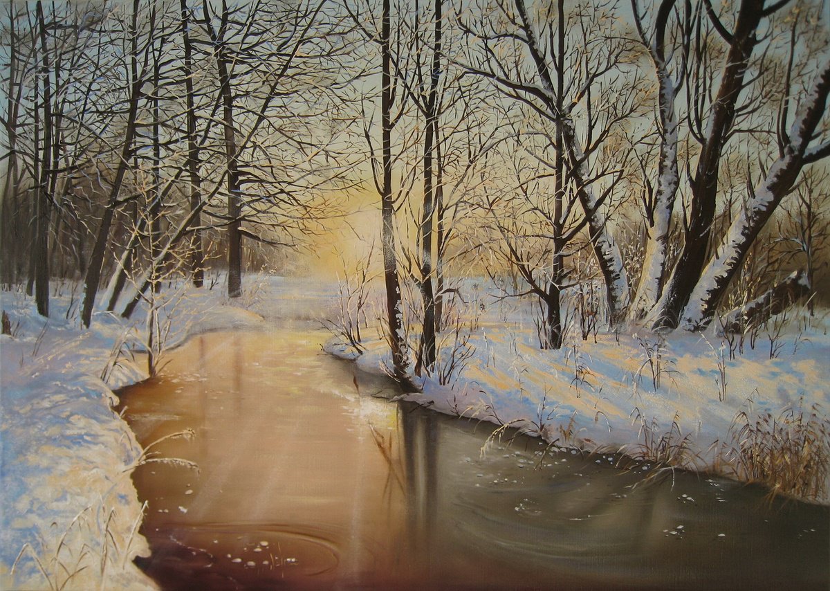 Winter Evening by Natalia Shaykina