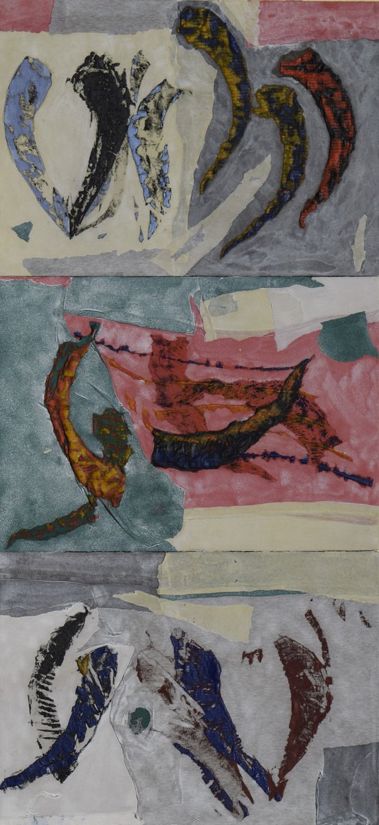 Painting , Corni Astratti By Antonio Mele, 59 X 28, Artwork For Sale On Artfinder
