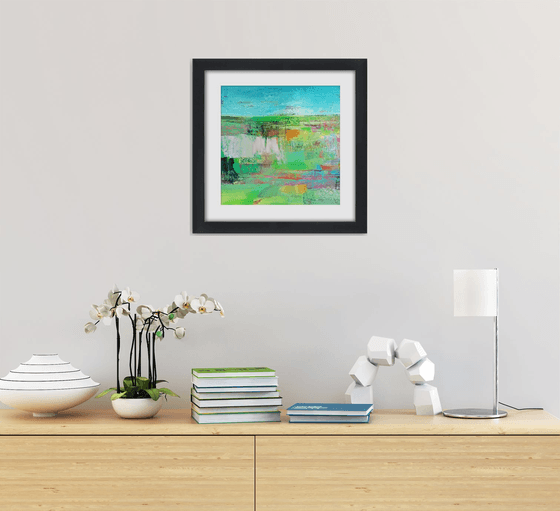 Reserved for customer order - Set of 3 framed paintings