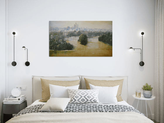 Pogled na ušće - zeleno i zlatno