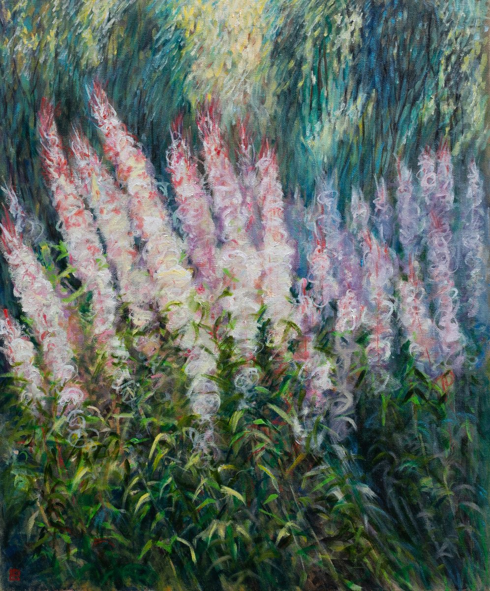 Willowherbs by Liudmila Pisliakova