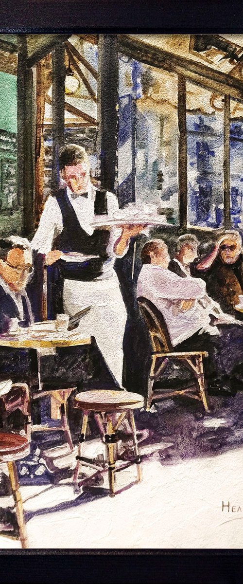 Sunny cafe by Aleksandr Neliubin