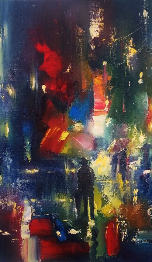 Rain in the city by Artem Grunyka