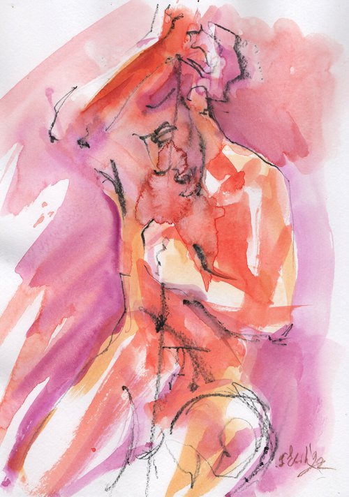 Nude man. 20221005 #8 by Irina Bibik-Chkolian