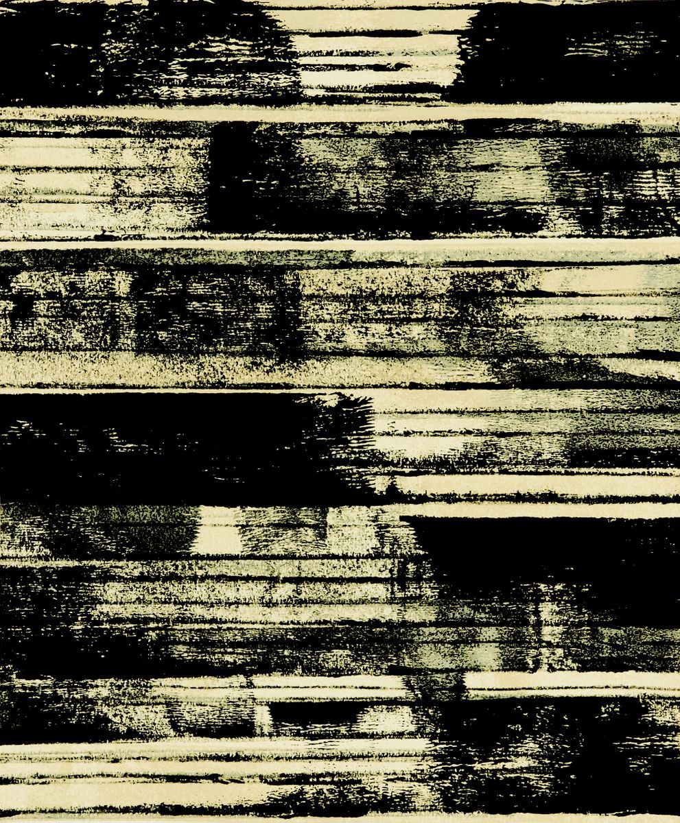 Abstract Acrylic Painting By Petr Strnad, 10 X 12", Nowhere Far Xiii., Original Artwork