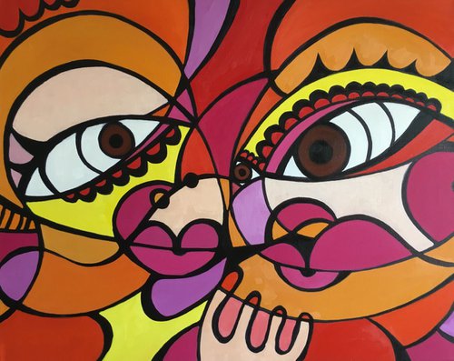 Graffiti Kiss by Patrick Cannon