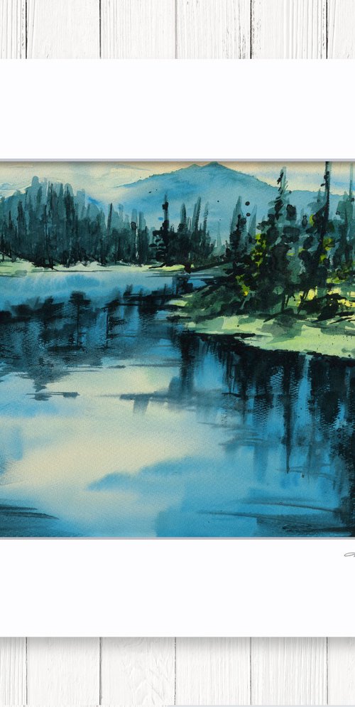 The Lake - Landscape Painting by Kathy Morton Stanion by Kathy Morton Stanion