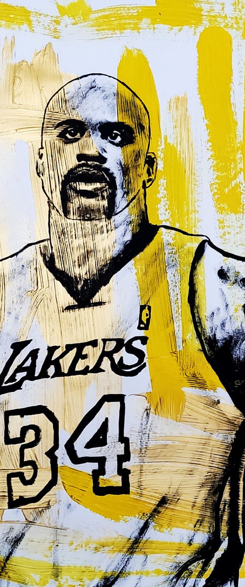 Gold Shaquille O'neal by Valera Hrishanin