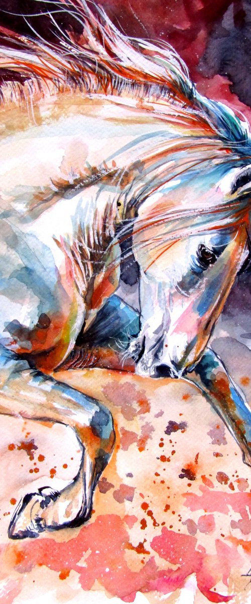 Running horse by Kovács Anna Brigitta