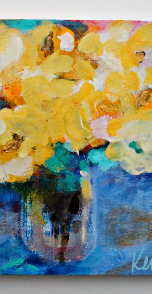 Yellow Roses by Kerri McCabe