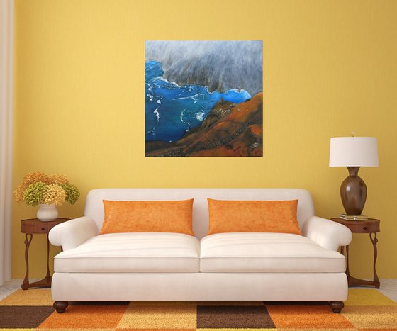 Mist over Slieve League Cliffs