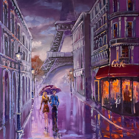 Walking in Paris (90x90cm)