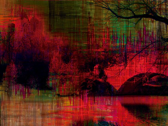 Texturas del mundo, Central Park New York/XL large original artwork