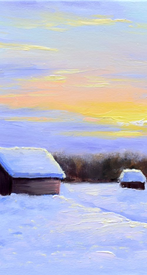 Cold Sunset by Yulia Nikonova