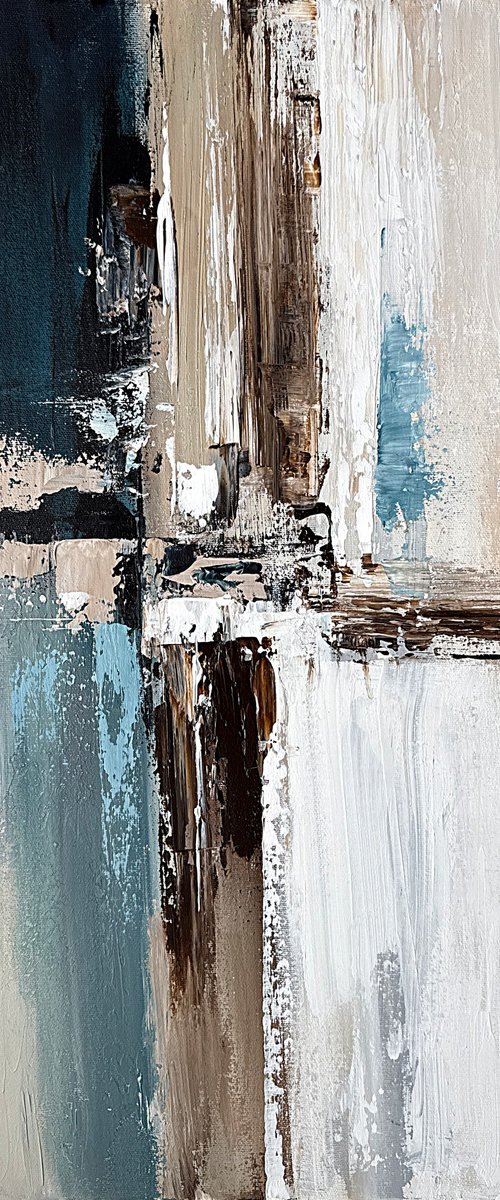 Structural Silence. earthy brown ochre by Tatiana Malinovscaia