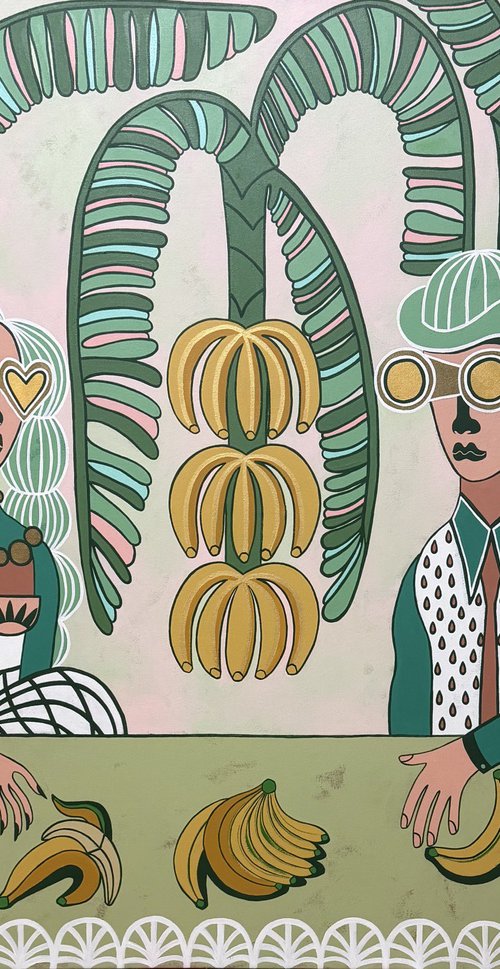 Love at the banana plantation by Diana Rosa