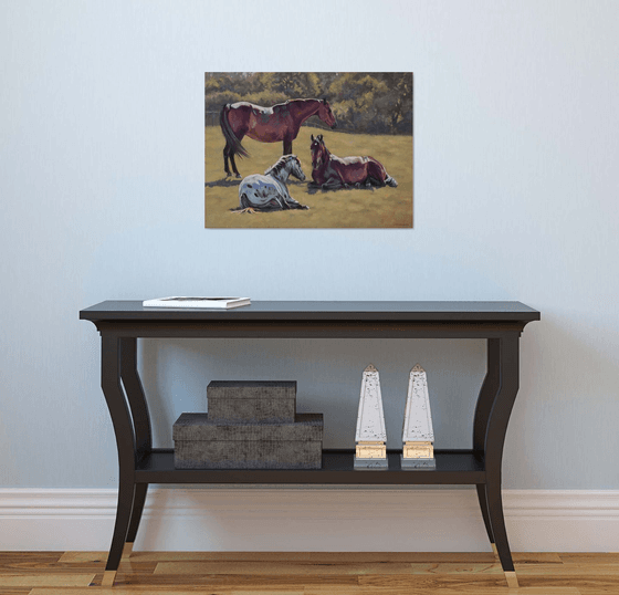 Chilling Out - Three Horses