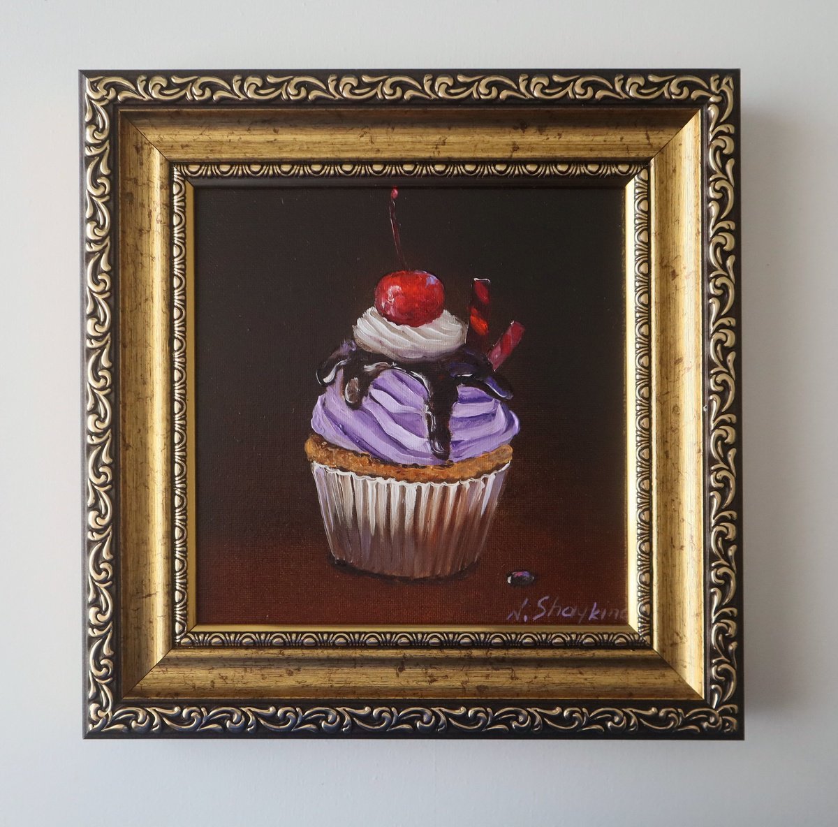 Photorealistic Oil Painting , Dessert By Natalia Shaykina, 8 X 8, Artwork For Sale On Artfinder