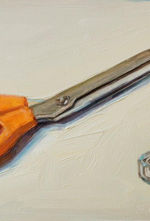 scissors on white by Olivier Payeur