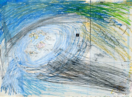 Map Drawing, The Isles of Scilly