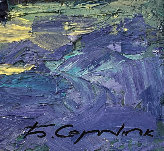 Winter Night in the Village