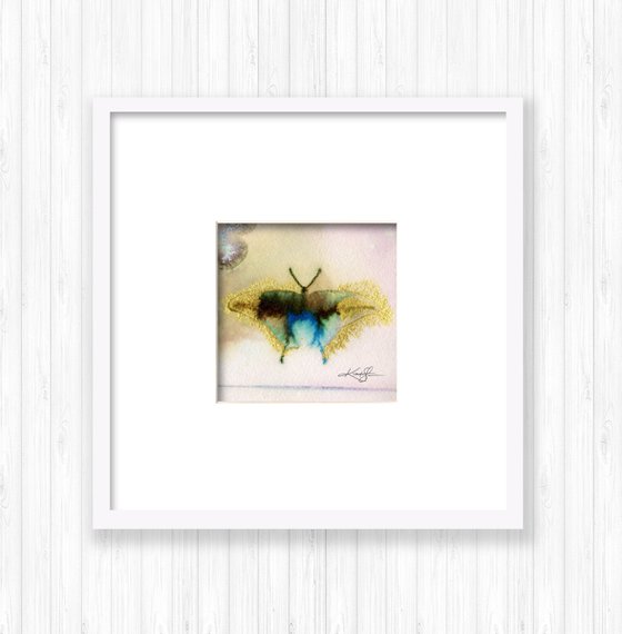 A Sweet Little One - Butterfly Painting  by Kathy Morton Stanion