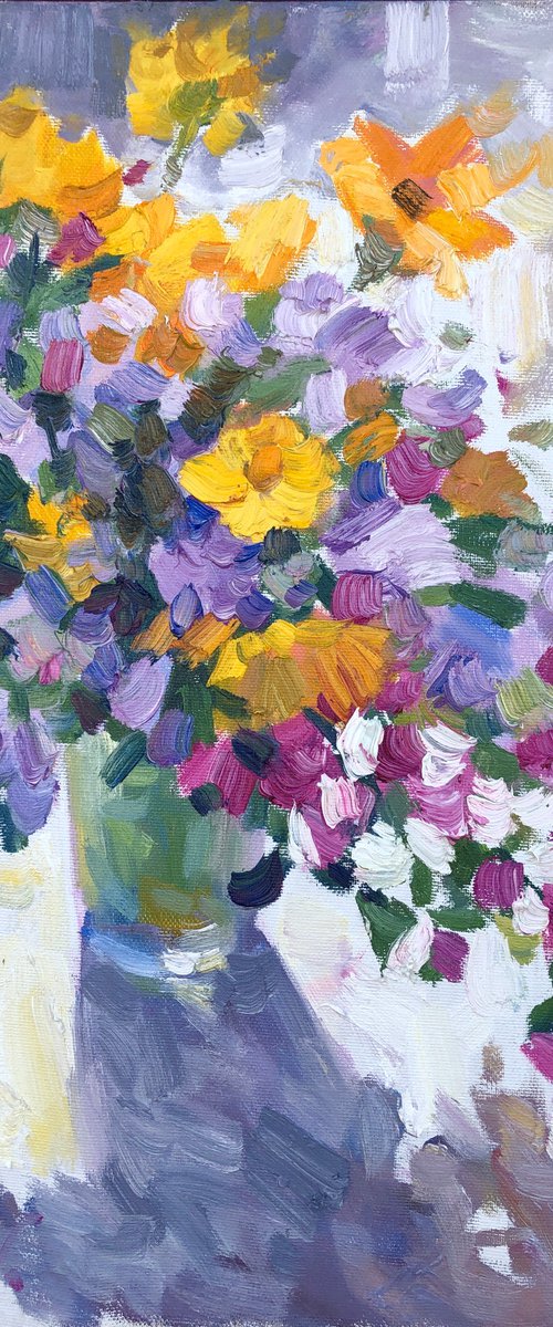 Wild flowers by Nataliia Nosyk