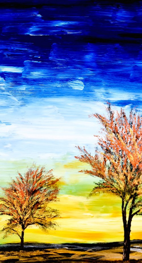 Golden Trees by Daniel Urbaník