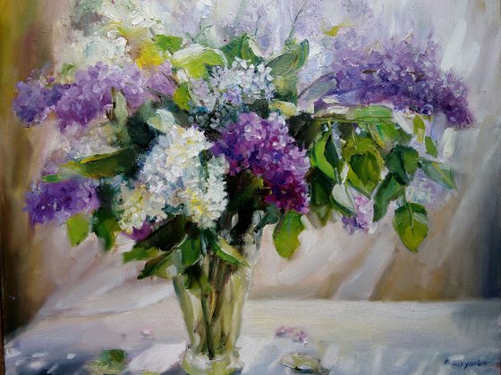 Lilac in a vase